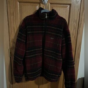 Woolrich Outdoor Deep Pile Retro X Fleece Pull Over Jacket